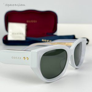 BRAND NEW Gucci GG1532SA 003 Grey Unisex Cat Eye Sunglasses GG 1532SA